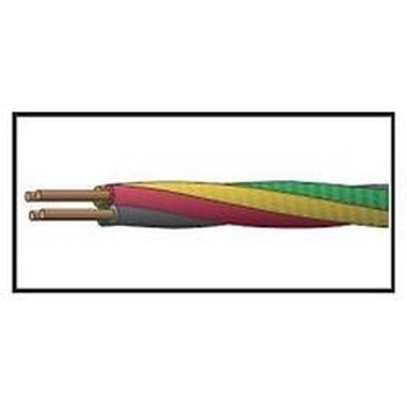 Service Wire 102PVCSLTW5M 5000 ft. 5 Solid with Grounded PVC Twisted - Pack of 5000