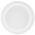 thumbnail image 1 of Serving 10" Disposable White Salad Plastic Plates - Durable & Eco-Friendly - Perfect for Restaurants, and Elegant Parties - Hassle-Free Cleanup - Set of 100, 1 of 6