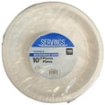 thumbnail image 1 of Serving 10" Disposable White Salad Plastic Plates - Durable & Eco-Friendly - Perfect for Restaurants, and Elegant Parties - Hassle-Free Cleanup - Set of 400, 1 of 6