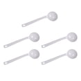 thumbnail image 1 of Serving 10 Pcs Hot Pot Seasoning Spoon Soup Spoons Kitchen Appliance Turtle Shell Shape White, 1 of 6