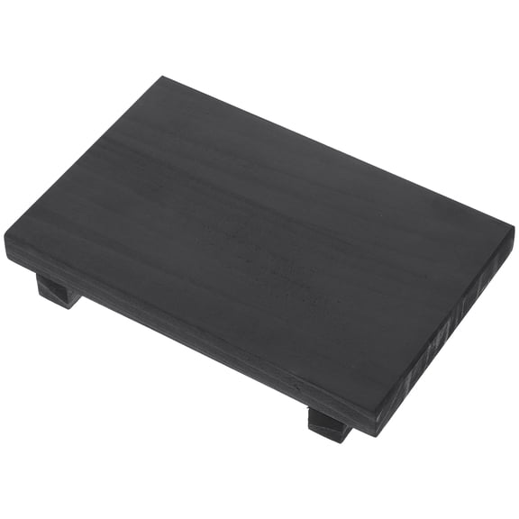 Serving Board Plate Countertop Soap Vanity Board Desktop Wood Soap Tray Indoor Vanity Soap Dish Storage Soap Rack Soap Tray