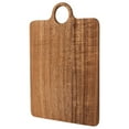 thumbnail image 1 of Serving Board with Handle, Wooden Cutting Chopping Board for Meat, Vegetables, Bread, Charcuterie, Food Serving Tray for Kitchen Appetizers, 1 of 6