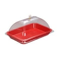 thumbnail image 1 of Serving Dish Cover Clear Cake Lid Pastry Display Case Dust Resistant with Ergonomic Grip for Home Kitchens, 1 of 9
