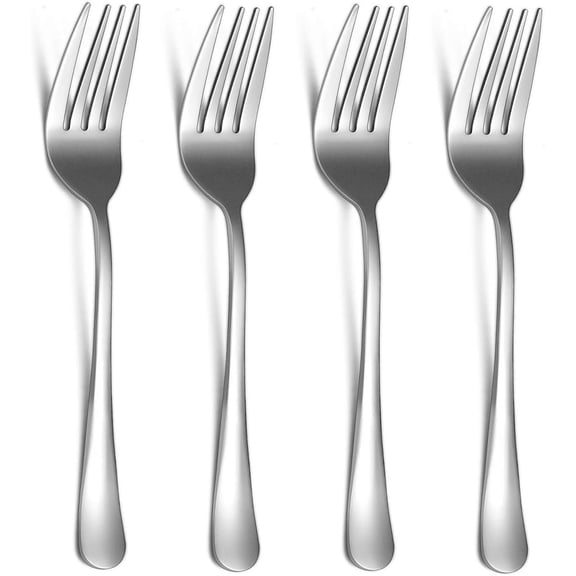 Serving Forks 4 count, Serving Fork Cold Meat Fork Stainless Steel Serving Utensils, Serving Set Packing of 4