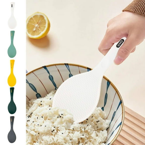 Serving Ladle Kitchen Utensil with Soft Silicone Head and Ergonomic Handle for Easy Scooping Non-Stick Safe for Everyday Family Meals and Dinner Preparation Akmoler