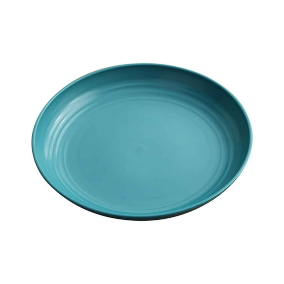 Serving Plate Multi-Purpose Dish for Fruits Snacks Food Presentation Bone Plate with Anti-Slip Base Retro Design Easy Clean