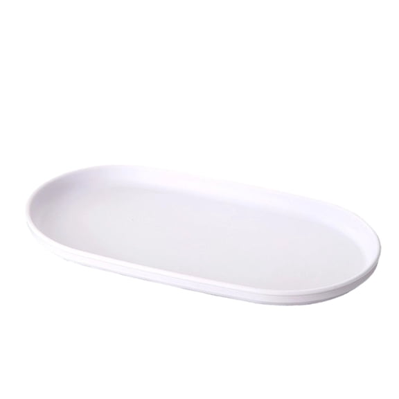 Serving Platter with Matte Finish and Stackable Design for Pasta, Seafood, Steak and Desserts