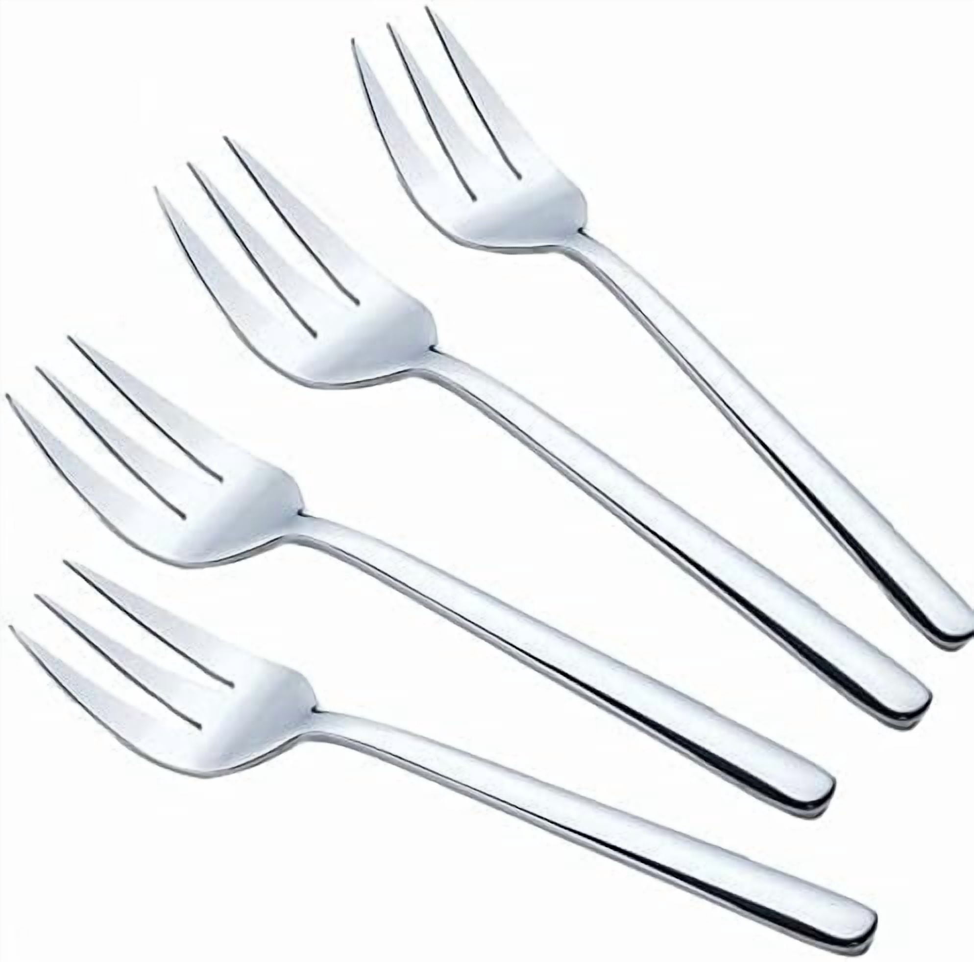 Serving Platters Forks Stainless Steel Buffet 9 inch Utensils Cake ...
