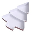 thumbnail image 1 of Serving Platters, Plastic Christmas Tree Shaped Snack Serving Trays, Charcuterie Board for Dried Fruits Candy Nuts Treats Snack, Decorative Serving Dishes, 9.91 x 7.14 x 1.17 Inch, 1 of 9