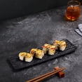 thumbnail image 1 of Serving Platters Set of 1, Rectangular Serving Platters and Trays for Food, Sushi, 11.5 In Serving Dishes for Entertaining, Matte Black Serving Plate Halloween Table Decor, 1 of 7