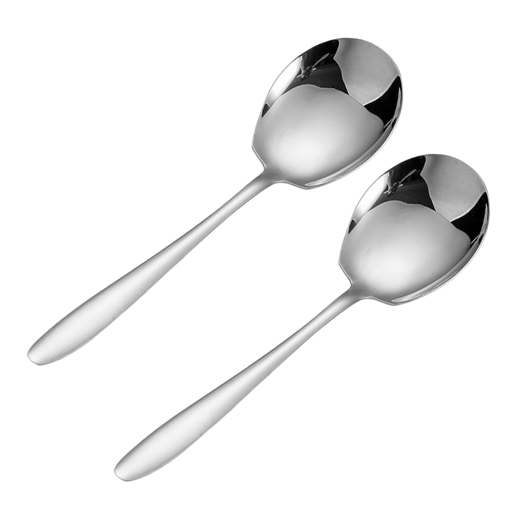 Serving Spoon 2 Pcs Tablespoon Multifunction Stainless Steel Kitchen
