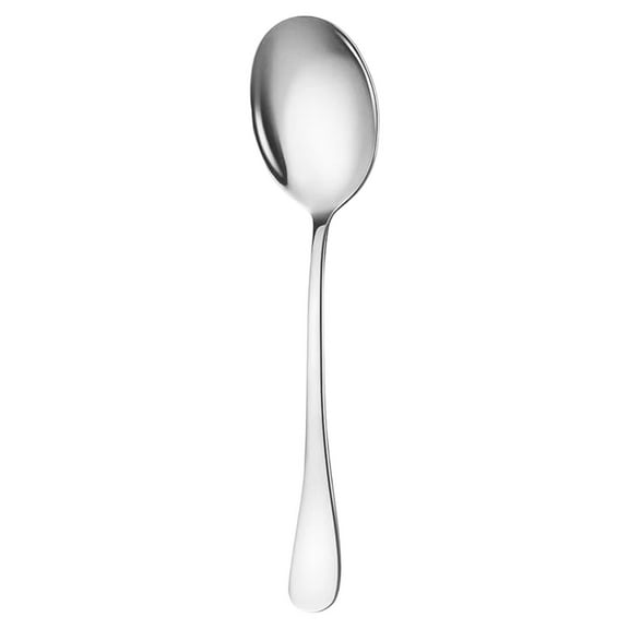 Serving Spoons Large Stainless Buffet Spoon Long Handle Soup Cooking Spoon for Home Restaurant, Tableware