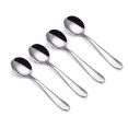 thumbnail image 1 of Serving Spoons - Round Stainless Steel Spoons (4Pcs Round Spoons), 1 of 9