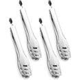 thumbnail image 1 of Serving Tongs 4 Piece,18/10 Stainless Steel 10.62inch Kitchen Tongs For Serving Food,Buffet, Wedding, Party Catering, Food Salad/Cake/Bread, BBQ with Locking, 1 of 2