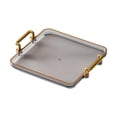 thumbnail image 1 of Serving Tray Bathroom Organizer, Multifunction Nordic Style Jewelry Storage Tray, Vanity Tray for Bedroom Desk Hotel Tabletop Gray, 1 of 8
