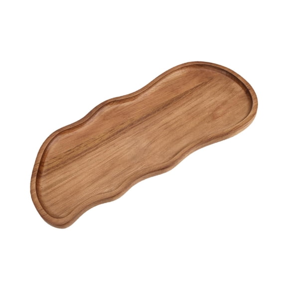 Serving Tray Cheese Board Coffee Plate Solid Wood Build for Breakfast Restaurant Servers Food Display