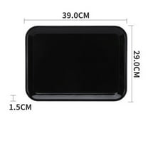 Serving Tray Food Serving Tray Rectangular Black Plastic Food Serving Tray