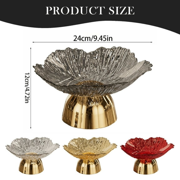 Serving Tray Model A Daily household fruit arrangement display,Fruit plate,Tempered glass