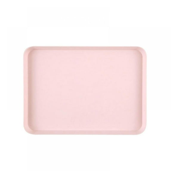 Serving Tray Rectangular Plastic Tray Food Serving Trays Anti-slip Scratch-resis
