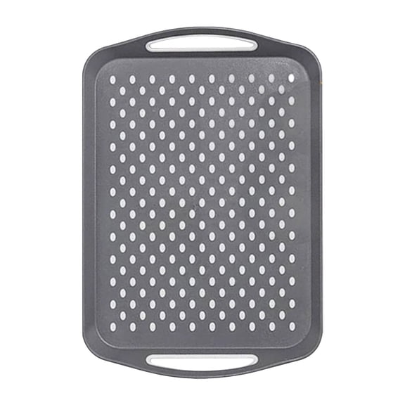 Serving Tray, Plastic Lap Boards with Grip Handles 16x13 Inches for Food Prep Tea Breakfast in Bed, Dishwasher Safe