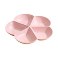thumbnail image 1 of Serving Tray, Snack Organizer, Multi-Compartment Round Plastic Fruit Tray for Parties and Events, Lightweight Durable Food-Grade Material, Scratch Resistant and Easy to Clean, 1 of 7
