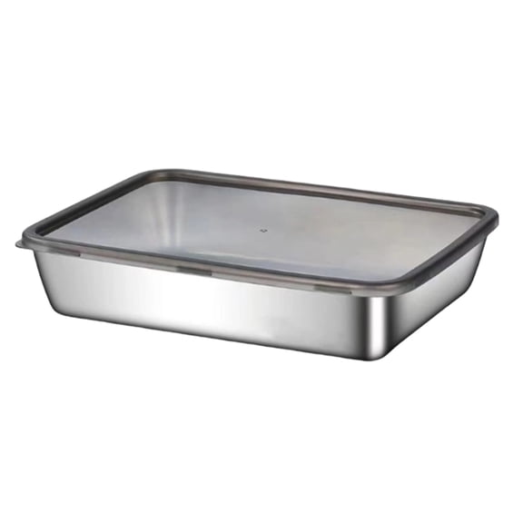 Serving Tray Stainless Steel Grilling Tray,Grilling Prep and Serve Trays BBQ Accessories for Vegetable Fish Seafood
