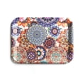 thumbnail image 1 of Serving Trays, 12.9 x 9.6 inch Rectangular Plastic Tray for Restaurant, Kitchen,Mandala, 1 of 6