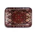thumbnail image 1 of Serving Trays,  12.9 x 9.6 inch Rectangular Plastic Tray for Restaurant, Kitchen,Red, 1 of 6