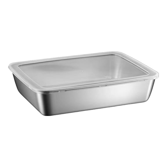 Serving Trays Grills Prep and Serve Tray Stainless Steel BBQ Platters for Outdoor,Party and BBQ Fridge Storage Tray