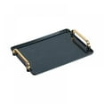 thumbnail image 1 of Serving Trays, Rectangular Plastic Serving Tray Non Slip ,Dinner Drinks Serving Tray, 1 of 8