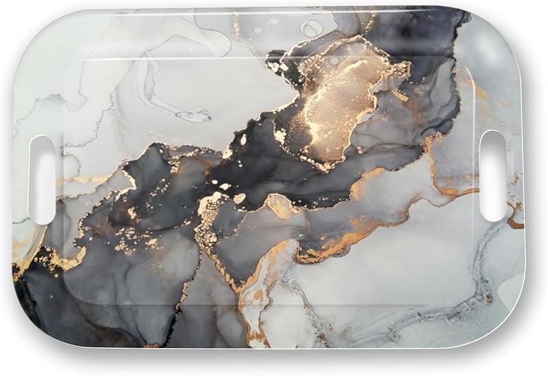 Gray and Golden Marble