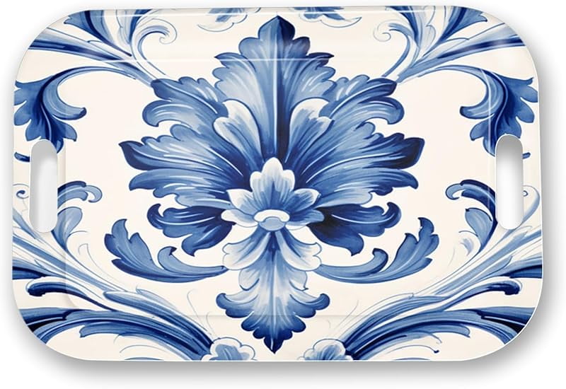 Blue and White Pattern