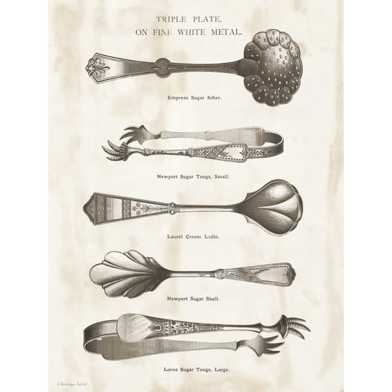 Serving Utensils I Poster Print by Gwendolyn Babbitt (22 x 28)