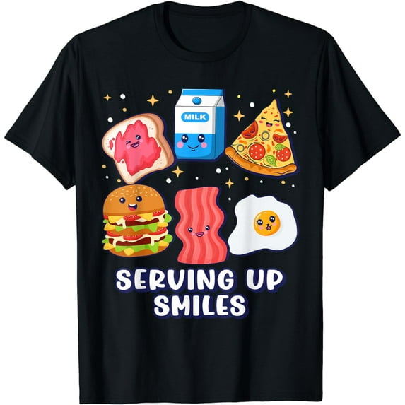 Serving up Smiles Lunch Lady T-Shirt