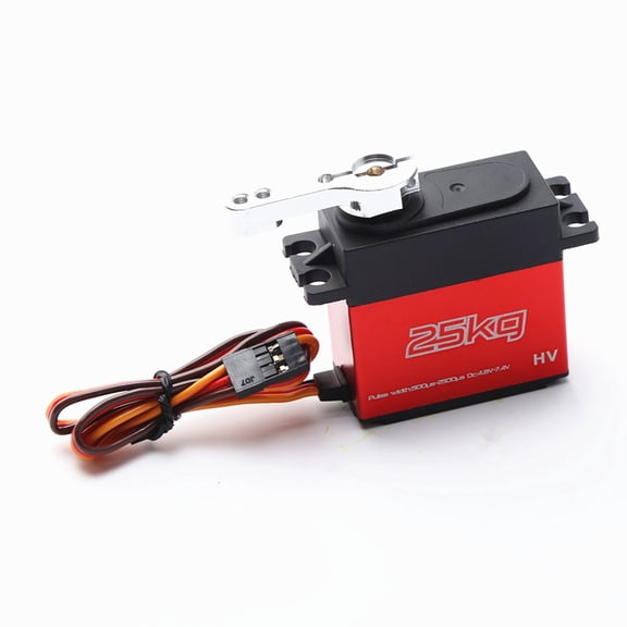 Servo, Car Boat Ip66 Waterproof Copper 1/12 1/10 Copper Torque 180 With 25t Servo 1/10 Car Servo Arm Servo With Waterproof Copper Torque Boat Airplane Helicopter Car Boat Airplane