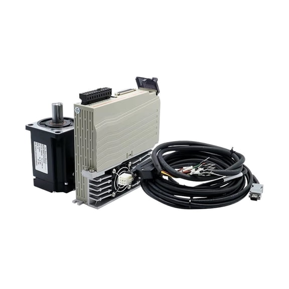 Servo Motor 400w 600w 750w 1000w Servo Driver 17bit Absolute Encoder AC110V 1.27Nm-3.8Nm 543ozin For CNC Engraver ,Easy to Use - 750W WITH BRAKE_1