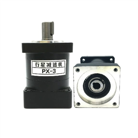 Servo Motor Gearbox Gear 80mm Flange Input & Output 19mm