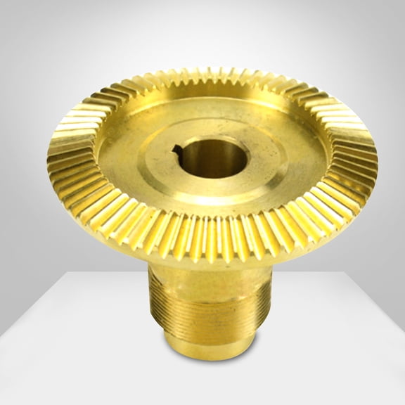 Servo Power Feed Mill Machine Part - Bevel Brass Gear-Grinding Straight Teeth