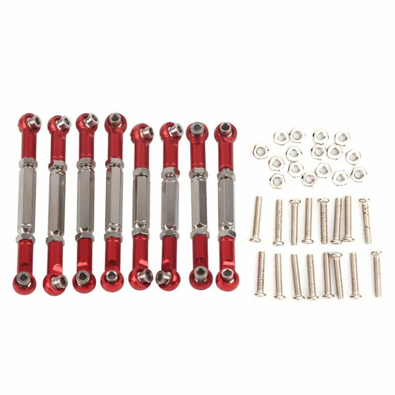 Servo Pull Rod,Rc Car Steering Tie Rod,Upgrade Your Rc Car'S Performance With Metal Front/Rear Link Rod,Compatible With Wpl B14 C14 Fy001 1/16