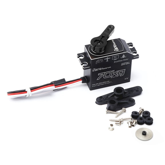 Servo,Waterproof Servo 180° Metal Body Stainless Boat Airplane Helicopter Steel Motor Servo Motor Servo 1/8 Boat Airplane 180° Metal Body Car Crawler 1/5 Car Servo 180° Metal Simbae