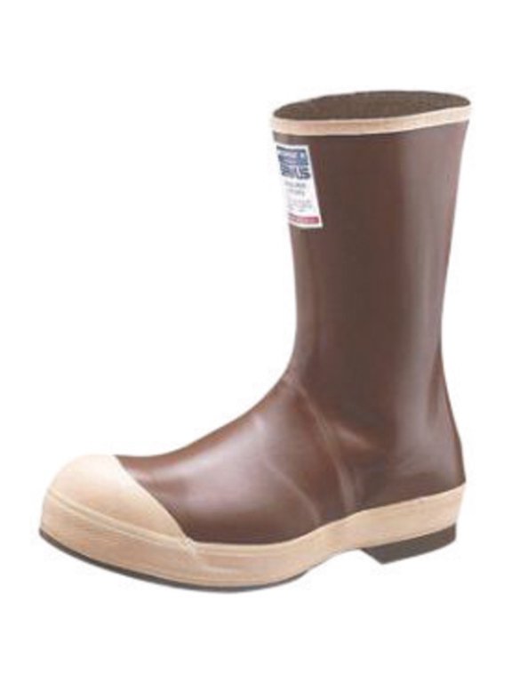 Servus By Honeywell Size 10 Neoprene III Copper Tan 12'' Neoprene Boots With Chevron Outsole, Steel Toe And Removable Insole