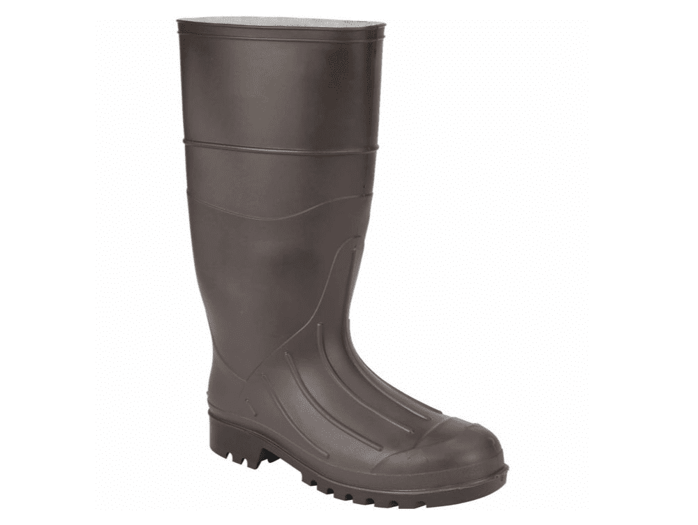 Servus 18805-DBM-100 Men's Premium Rubber Knee Rain Boots, 15" H Shaft, Size 11