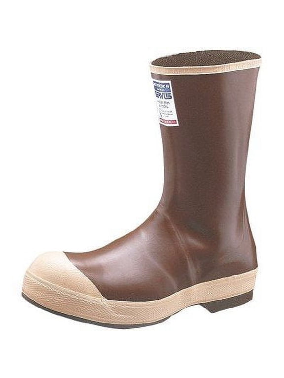 22114-10 12" Brown Neoprene Pac Size 10 Steel Toe Chevron