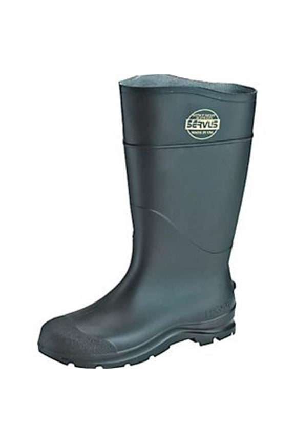 Servus By Honeywell 557736 18821-9 16 in. Steel Toe PVC with Rubber Boot Black Size 9-