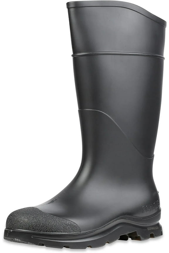 Servus Comfort Technology 14" PVC Soft Toe Men's Work Boots, Size-9, Black