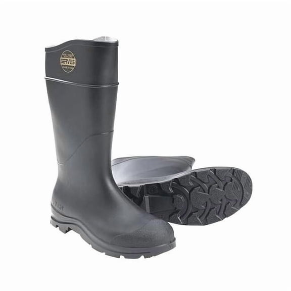 SERVUS by Honeywell CT Safety Knee Boot with Steel Toe, Black, Pair