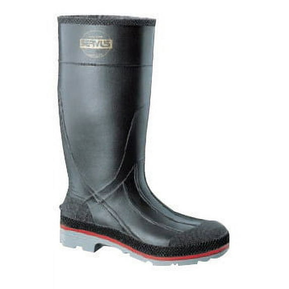 Servus by Honeywell Size 8 XTP Black 15" PVC Hi Boots With Dual Compound Outsole