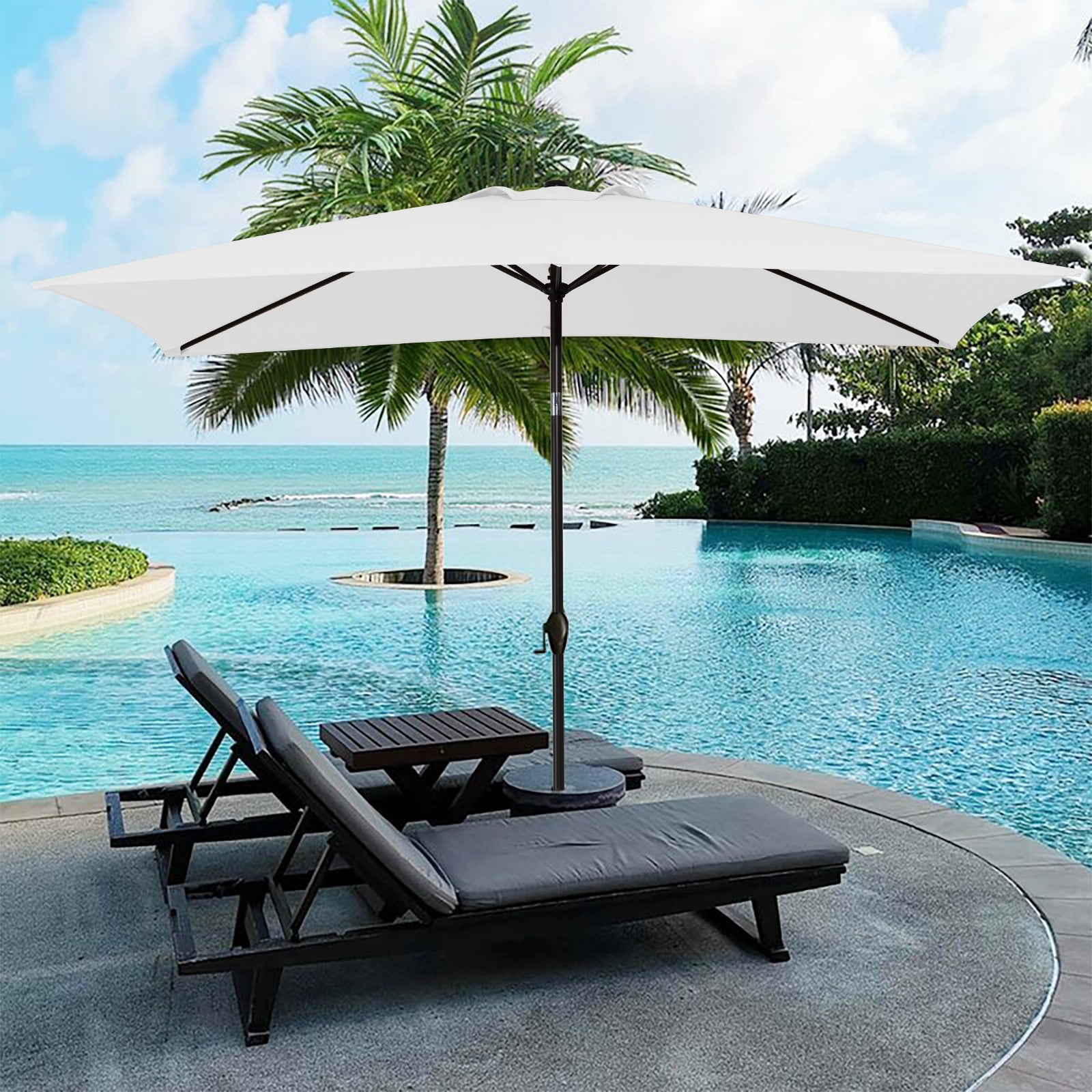 Rectangular 2024 patio umbrellas