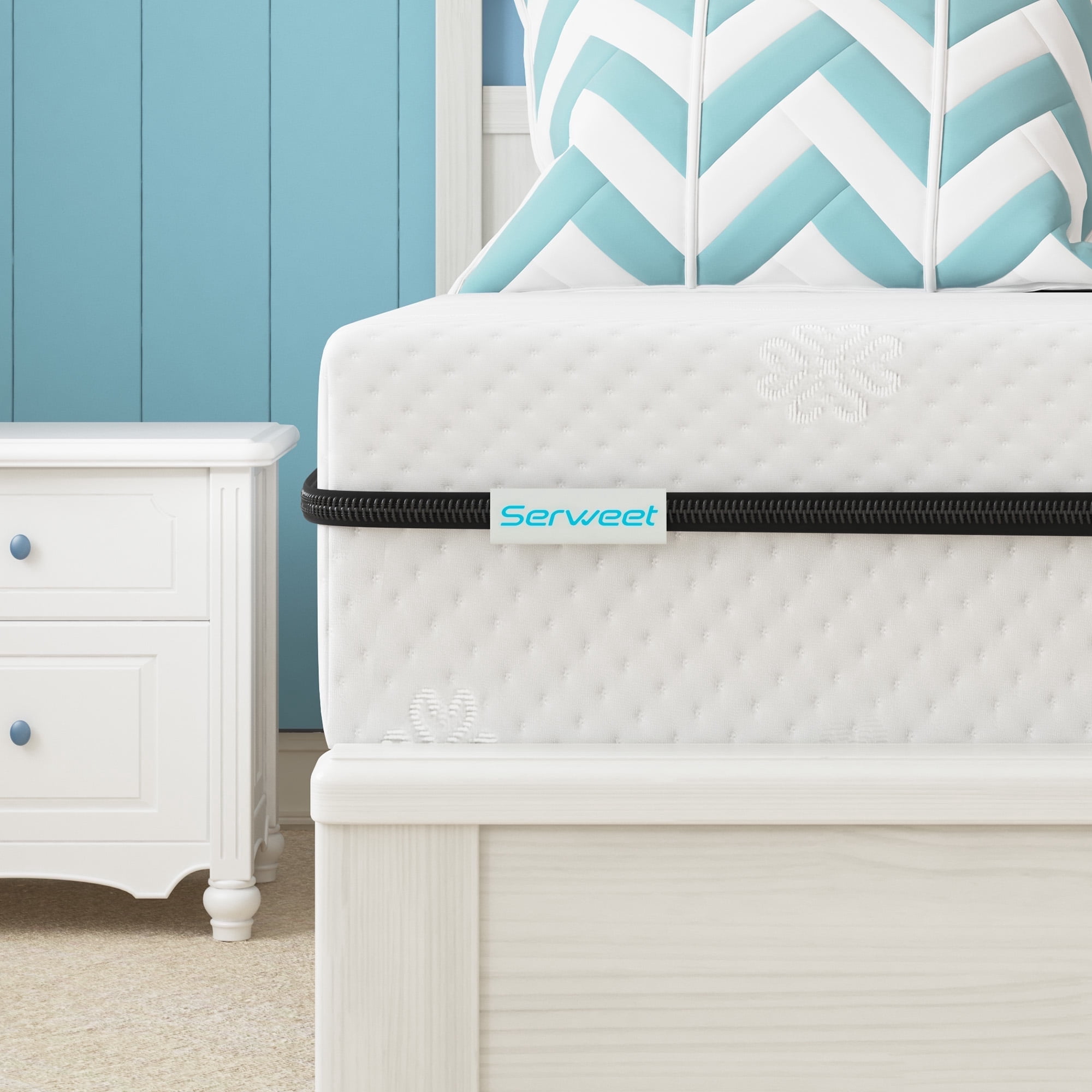 Serweet Dual Sided Crib and Toddler Mattress, 5.5 inch Foam Baby Mattress for Standard Size Cribs-CertiPUR-US Certified, 10 Year Coverage