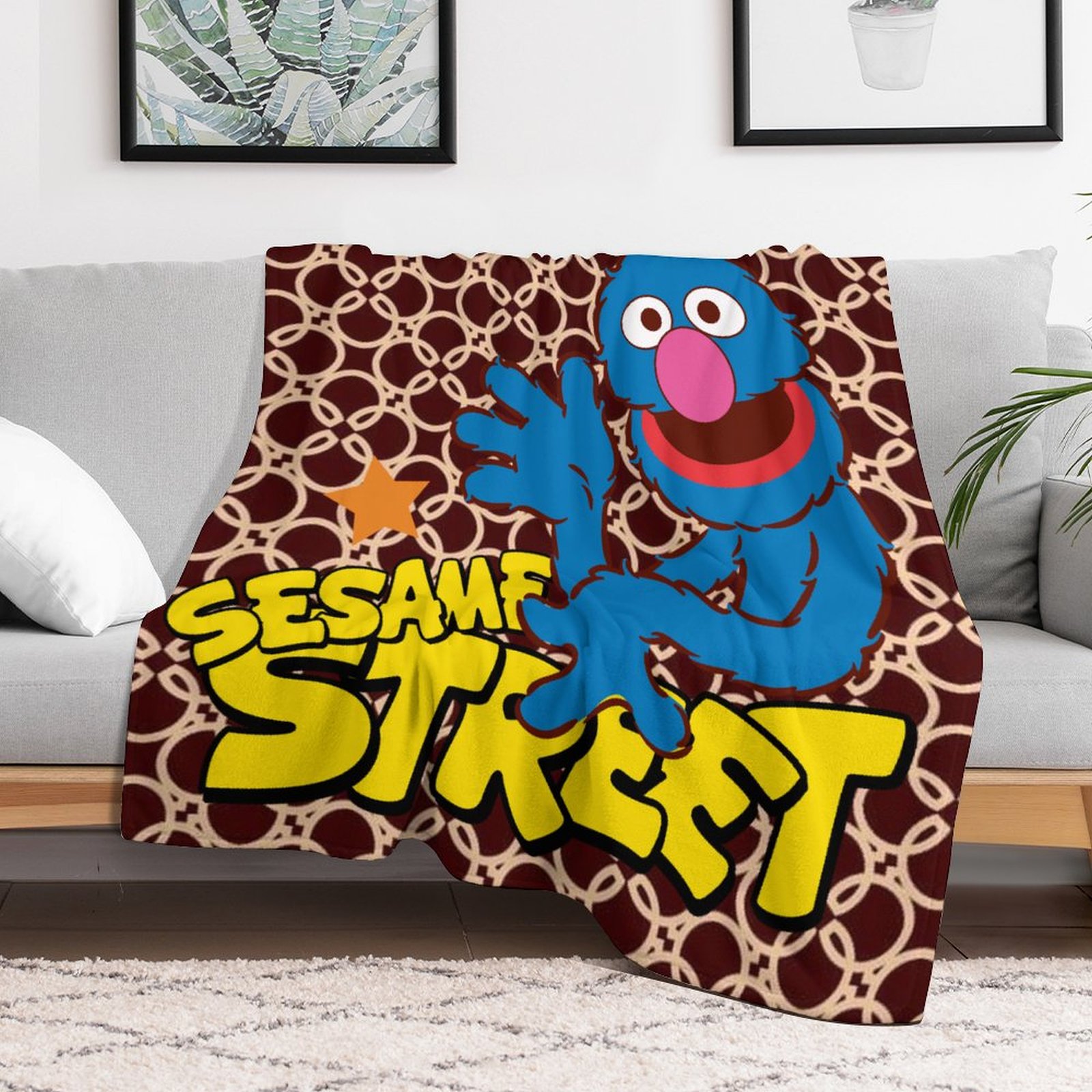 Sesa_me_Street Novelty Cute Anime Blankets UltraSoft Lightweight Cozy